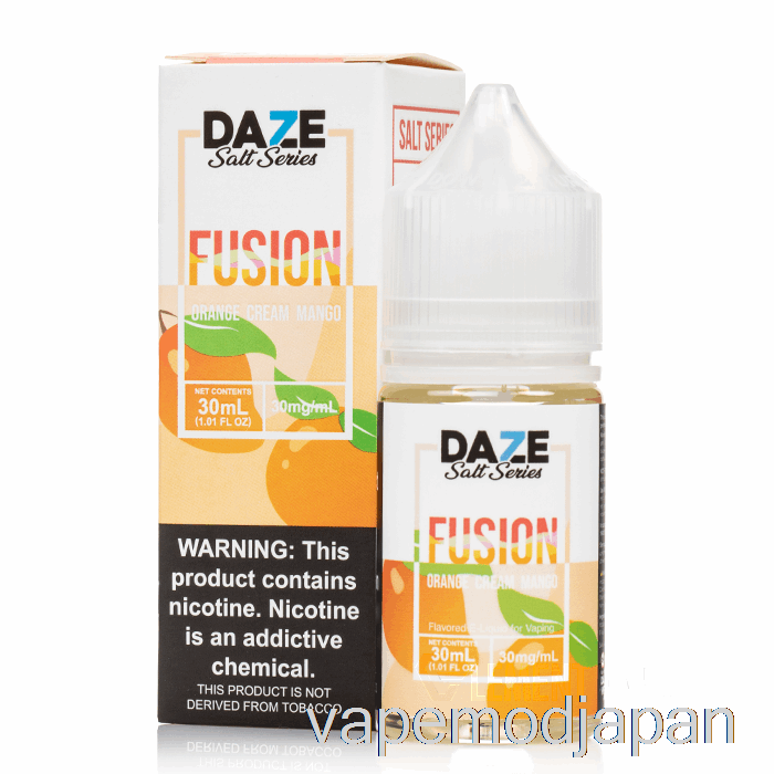 VAPE ジャパン オレンジ クリーム マンゴー - 7 デイズ ソルト - 30ml 30mg